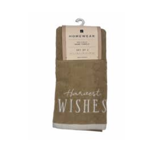 Home Wear Hand Towels Set Of 2, Size 15x25