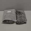 Velvet Bar Stool Chair Covers Stretch Soft Bar Stool Covers with Backs Washable Removable Barstool Seat Covers Set of 2, Barstool Cover Slipcovers for Cafe Pub Dining Room (Velvet Dark Grey)