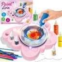 Paint Spin Art Machine Kit for Girls & Boys, Arts & Crafts for Kids, Art Drawing Supplies, Painting Kits,Ideal Gift for 4 5 6 7 8-12 Years Old
