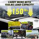 Car Roof Rack Cross Bars Compatible with 2016-2022 Honda Pilot (for Side Rails), Aluminum Lockable Roof Cross Bars for Kayak Bike Rooftop Cargo Carrier Bag Basket Luggage