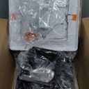 FASDUNT 2-in-1 Bathroom Exhaust Fan with Light - 110 CFM Ventilation & 1.0 Sones - Easy Installation, Energy Efficient, 3 Dimmable LED 3000K/4000K/5000K for Home Bath Office Hotel