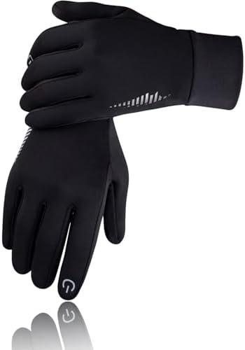Unisex Winter Gloves,Touchscreen Compatible, Black