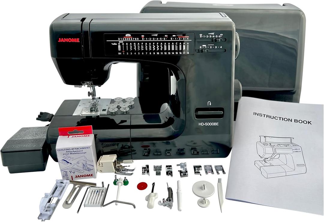 Janome HD-5000 Black Edition Heavy-Duty Sewing Machine