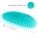 Morf Fidget Worm Toy - Flexible 3D Sensory Slug Figgy Toy for Kids, Teens, and Adults  Stretchy, Quiet, Stress and Anxiety Relief, Focus - For Play, School, Work Gifts, Great For Classroom and Office (Big, Blue)