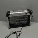 Buzbug LED Bug Zapper Indoor, 3 Lamps Enhance Insect Attraction, 3800V High-Voltage, Up to 50,000 Hrs Lifespan Lamps, Electric Mosquito Zapper, Fly Trap Mosquito Trap, Fly Killer Fly Zapper -MA009 (NEW BLACK)