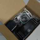 1 Set Christmas Replacement 1.2a Air Blower Fan Blower with 5 LED Light Large Inflatable Air Fan 12v 1.5a Adapter for Xmas Holiday Yard Inflatables Decor with 2 Ties (1 Set)