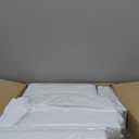 8Pack White Table Cloth Rectangle Tablecloth 60 x102 Inch, Polyester Table Cloths for 6Foot Rectangle Tables Wrinkle Resistant Washable Fabric Polyester Clothes for Christmas Wedding, Banquet, Party