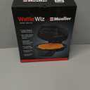 Mueller Heart 5 Waffle Maker, Waffle Iron, Adjustable Browning Control & Nonstick, Cool Touch Handle, Easy to Clean, Small Kitchen Appliances
