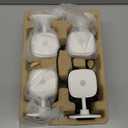 Tapo 1080P Indoor Wired Security Camera - Works as a Baby & Pet Monitor, Motion Detection, 2-Way Audio, Siren, Night Vision, Subscription-Free Local or Optional Cloud, Works with Alexa, C100(4-Pack) (White)