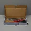 EcoNour 27" Car Snow Brush and Ice Scraper | Aluminum Snow Scraper for Cars with Ergonomic Foam Grip | Scratch-Free Windshield Ice Scraper and Snow Remover for Cars and SUVs (Red)