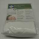 Sealy Baby Naturals Cotton Fitted Ultra Absorbent Infant Crib Mattress Protector Pad and Toddler Bed Cover, Durable and Comfortable Topper, Machine Washable and Dryer Friendly, 52 x 28- White