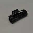 3 PCS Silicone Flexible Hair Claw Clips for Women Soft Bendable Claw Clip Scalp-Safe Soft Cloud Hairclip for Thin and ThickWhite+Black+Khaki