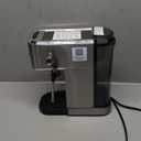 20Bar Espresso Machine, Compact Espresso Maker with Milk Frother, Stainless Steel Coffee Machine for Cappuccino&Latte, 42oz Water Tank, Visible Pressure Gauge, Home&Office, Silver