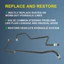 Rack Pinion Transfer Lines for Toyota Tundra 2000-2004 3.4L 4.7L | Tundra 2005-2006 4.0L 4.7L | Sequoia 2001-2007 4.7L