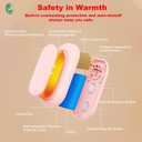 Rechargeable Hand Warmers 2 Pack, 24 Hours Electric Hand Warmers with 3 Heat Settings, USB-C Fast Charge Portable Pocket Heater for Arthritis, Raynaud's, Outdoor Camping, Gifts for Men Women