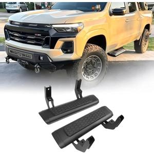 Trumgeta 2PC EZ Side Steps Fit for 2019-2025 2026 Chevy Silverado & GMC Sierra 1500 2020-2025 2026 2500 HD 3500 HD Double Cab Regular Cab Crew Cab Front Door Running Boards
