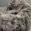 LUCKITTY Warm Fluffy Plush Cat Tunnel Bed Under Christmas Tree Big Tube Playground Toys 3 FT Diameter Longer Crinkle Collapsible 3 Way, for Indoor Cat Kitty Kitten Puppy Rabbit Ferret Brown