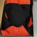 HChengkikz Car Seat Covers Full Set, Cloth Car Seat Covers, Quick Setup, Airbag Compatible Car Seat Protectors Universal for Most Cars, Trucks, SUVs (Black + red)
