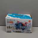 Dwi Dowellin Airplane Car Toy,Steering Wheel Toys for 3 4 5 6 Year Old Boys&Girls with Sound and Light,Toddler Educational Plane Driving Toy Gift for Kids Aged 3+, Blue