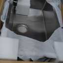 Sarlai 33 Inch Undermount Kitchen Sink - 33 x19 Kitchen Sink Undermount Single Bowl Stainless Steel 16 Gauge Under Counter Sink With Accessories Round Corners