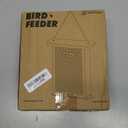 Kingsyard Finch Feeder for Outside Hanging, Metal Mesh Bird Feeders for Thistle/Nyjer Seed, Sliding Mesh & Built-in Perch, Recycled Plastic, Yellow