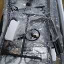 Meilocar Dining Table Set for 4, Wooden Kitchen Table with 2 Chairs and Bench, 4 Piece Dining Table Set with Storage Racks, Industrial Kitchen Table Set for Kitchen, Dining Room Black