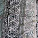 Boho Comforter Set Queen Size,8 Piece Bed in a Bag Sage Green Paisley Comforter and Sheet Set,Striped Bedding Set Soft Microfiber Complete Bedding Set