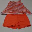 ROSEWE 2025 Tankini Swimsuits for Women, Bathing Suits with Shorts, Modest Swim Dress (Medium, Orange)