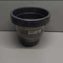 4 Pack 12 Inch Large Plant Pots, Plastic Flower Pot for Indoor & Outdoor with Drainage Holes & Saucer, Plaid Pattern Planters Garden Pots for Herbs (Gold)