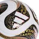 adidas Unisex-Adult World Cup League Finals Ball, White/Black/Gold Metallic, 5