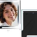 4 Pack Picture Frames 8x10 Clear with Silver Trim, Frames for 8 x 10 Photos School Pictures, Wall and Tabletop Display Frame Set