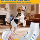 Powools Male Dog Wraps, 96 Count Disposable Dog Diapers, Medium