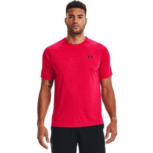 Under Armour Men's Velocity 2.0 Short Sleeve T Shirt (Large, (600) Red / / Black)