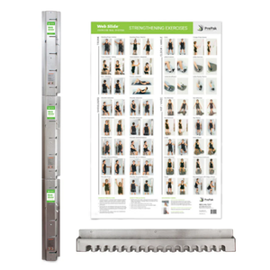 Web Slide System: 3 Rails, Storage Rack & Poster
