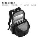 adidas Primetime Large Backpack for School, Gym and Travel, 41L, One Size, Black