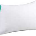 Sasttie King Size Pillow, Hotel Collection Single Bed Pillow for Side, Back, and Stomach Sleepers - Down Alternative Plump Filling - White, Set of 1, King, 20x36 Inches