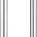 EaseLife 12" Stainless Steel Double Sided Push Pull Door Handle,H Shape Sliding Door Handle,Brushed,Fit for Glass Door Wooden Door