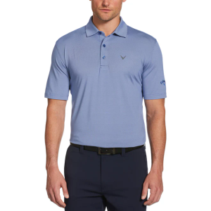 Callaway Men's Pro Spin Fine Line Short Sleeve Golf Shirt, Blue, Size: Medium