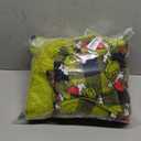 Dr. Seuss GRINCH Santa Plaid Plush Fleece Pajama Sleep Set (Medium, Green)