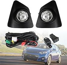1 Pair Front Fog Lights Assembly Replacement for Toyota Corolla S SE 2014 2015 2016 Left and Right Side with Bezel Switch 8148102480 8148202470