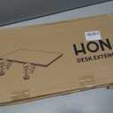 HONJIE Ergonomics Desk Extender Tray, Suitable for Office.Foldable, Punch-Free Clamp on.Computer Keyborad Tray, Desk Extension Board.(29.53"*9.45"(75cm*24cm), Carbon)