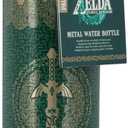 Paladone Tears of The Kingdom Official Licensed Zelda Metal Water Bottle, Gamer Fan Decor and Gift, Gaming Desk Accessory for All Ages, Collectors Drinkware