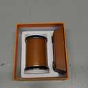 Rolling Knife Sharpener, Diamond & Ceramic Discs, 15 & 20 Magnetic Angles, Fast & Safe for Any Blade Hardness, Sharpening Kit for Kitchen & Pocket Knives, Razor-Sharp Edge, Leather Strop, Ideal Gift