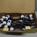 6 Pack Solar Eyeball Lights for Halloween Decorations Outdoor, 36 LED Green Eyeball Solar Halloween Lights, Waterproof Swaying Firefly Lights with 2 Modes for Pathway Patio Yard Lawn Garden Decor