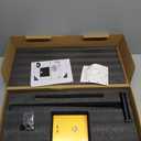 GERZWY Bathroom Free Standing Toilet Paper Holder Toilet Roll Holder for Bath SUS 304 Stainless Steel, Matte Black DZY005-BK