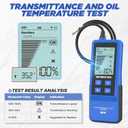 Automotive Transmission Fluid Tester Oil Analyzer Detector with Temperature Sensor, Gasoline & Diesel Gearbox Oil Diagnostic Tool with 31.5in Hose 2.8in Backlight Display (T20)