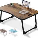 Portable Bed Tray Table - Adjustable Lightweight Design for Eating, Reading & Writing in Bed or on Couch