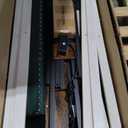 DWVO Full Size Bed Frame with 4 Storage Drawers and RGB LED Lights, Velvet Upholstered Platform Bed with Charging Station and Bookcase Storage Headboard, No Box Spring Needed, Easy Assembly, Green