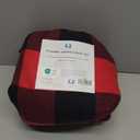 Great Bay Home Flannel Sheet Set Full Size - 100% Turkish Cotton, Double-Brushed, Printed Bed Sheets - Ultra-Soft, Cozy, 4-Piece Bedding Set (Buffalo Check Red/Black)