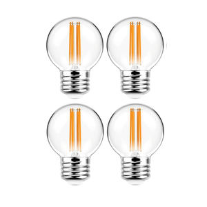 2700K, Edison Bulb 6W for Celling Fan Vanity Light CRI 90+ 750LM, Non-Dimmable, 4-Pack